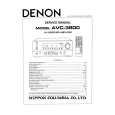 DENON AVC-3800 Manual de Servicio