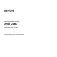 DENON AVR2807 Manual de Usuario