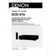 DENON DCD-810 Manual de Usuario
