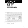 DENON DVD-5000 Manual de Usuario