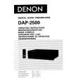 DENON DAP-2500 Manual de Usuario