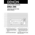 DENON DRA295 Manual de Usuario