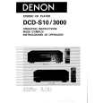 DENON DCDS3000 Manual de Usuario