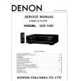 DENON DCD1420 Manual de Servicio